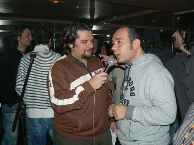 Juan Antonio Tirado (City FM Radio) y El Pulpo (Cadena 100)