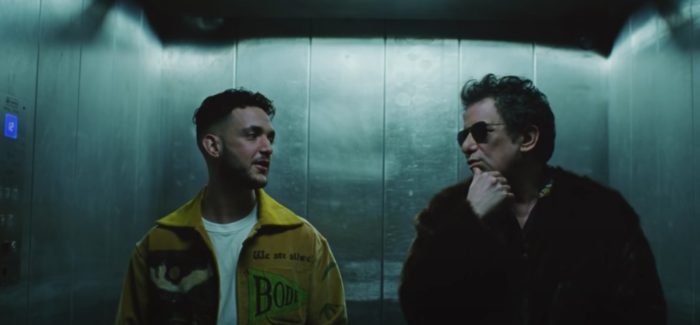 El fiestón de Calamaro con C. Tangana en el bar Palermo