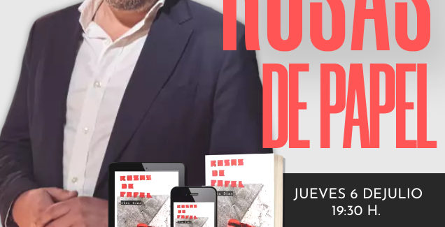 Itxu Díaz presenta «Rosas de papel» en Madrid con Luis Alberto de Cuenca